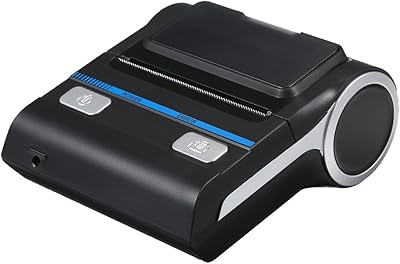Imprimante de reçus portable 80 mm, mini-imprimante thermique sans fil portable icam imprimante