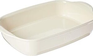 Plat à pâtisserie rectangulaire amilie henry, crème, 36 x 23 cm, eh-029652. Diaytar : Le premier choix des acheteurs avisés