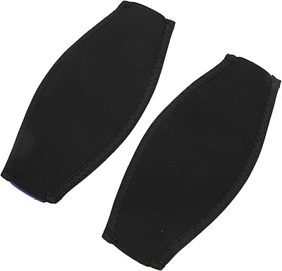 Sangle de masque de plongée matériau en néoprène de couleur noire sangle texture