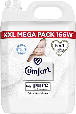 Après-shampooing hypoallergénique comfort pure n°1 pour peaux sensibles* 166 lavages, 5 litres