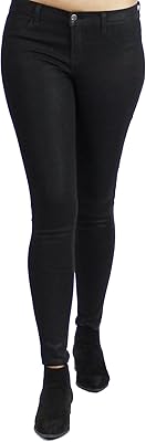 Jean super skinny taille basse j brand, noir acier, 29