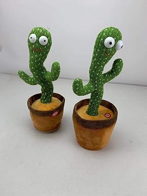 Le jouet de cactus dansant peut chanter, danser, enregistrer, apprendre à parler