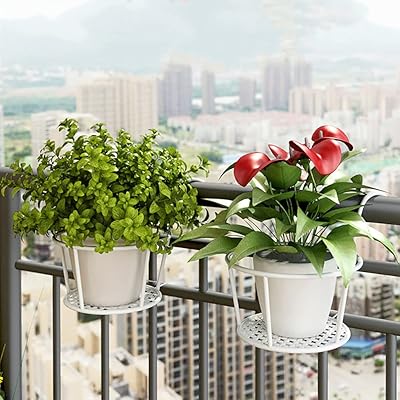 Support de plante suspendu en métal pour pots de fleurs étagères de plantation