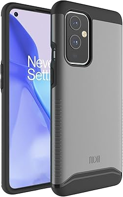 Coque de protection todia double couche avec design fin anti-choc pour oneplus 9