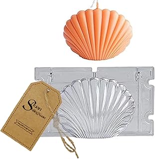 Moule à bougie en coquillage, moule à bougie parfumée, fabrication de bougies d'aromathérapie
