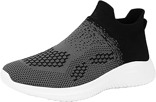 Chaussures de course pour hommes décontractées à enfiler respirantes mode plates