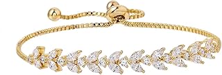 Bracelets de tennis de mariée réglables pour femmes, bracelet en chaîne en zircone