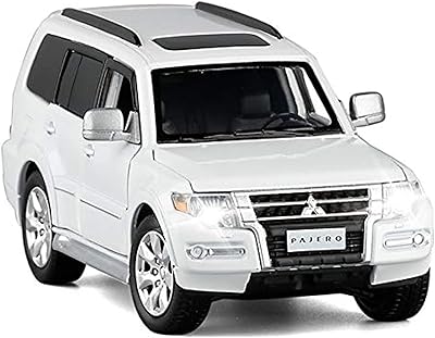 Zxsh 1/32 pajero v97 voiture tout-terrain en alliage moulé sous pression à absorption