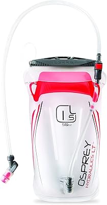 Bouteille d'eau hydraulique osprey lt, 1,5 litre, rouge, taille standard