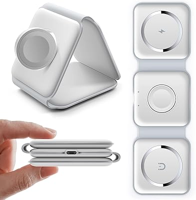 Chargement sans fil, chargeur sans fil 3 en 1, support de charge