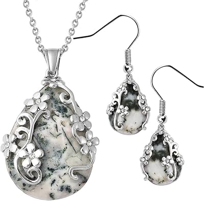 Achetez lc boucles d'oreilles pendantes en forme de fleur avec bras blanc et pendentif, ensemble de bijoux élégants pour femmes, cadeaux 20 pouces. Diaytar : La plateforme qui démocratise le shopping en ligne au Sénégal