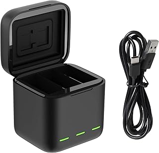 Chargeur de batterie regic pour gopro hero 11 black 10 9