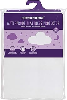 Protège matelas en coton brocart imperméable clivamama pour lit simple 90 x 190