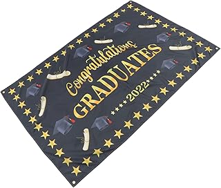 Fond de photographie de remise de diplôme 2022 : accessoires de photomaton de classe 2022, accessoires de studio photo, papier peint, fournitures de fête de remise de diplôme 2022, décorations de fête. Diaytar : Votre allié pouvoir d'achat au quotidien