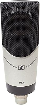 Microphone à condensateur professionnel sennheiser mk8 de haute qualité avec étui multi-motifs, idéal