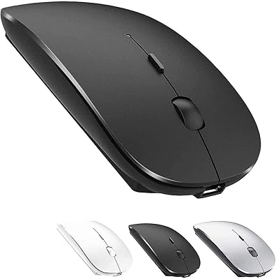 Nouvelle souris bluetooth sans fil rechargeable pour macbook pro/macbook air, souris bluetooth