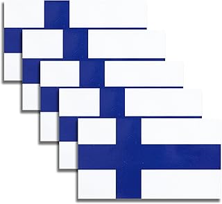 5 pièces autocollants drapeau finlandais autocollant tactique drapeau finlandais autocollants finlandais pour véhicules
