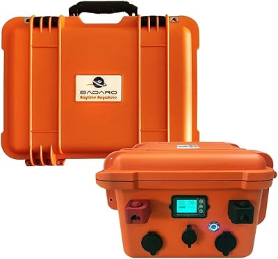 Batterie au lithium fer phosphate badaro yacht/1408wh (12v/110ah)/centrale électrique portable/banque d'alimentation/lifepo4/alimentation pour le camping,