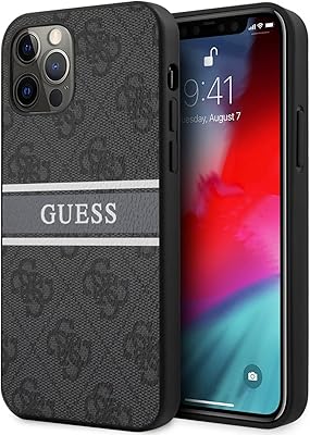 Cg mobile. guess 4g coque de protection arrière rigide en polyuréthane rayé compatible