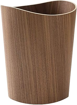 Corbeille à déchets en bois de 2,3 gallons pour la maison ou le bureau,