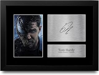 Hwc trading fr a4 tom hardy venom gifts photo autographe imprimée et signée