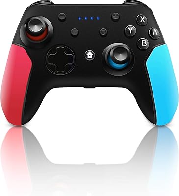 Manette sans fil nintendo switch avec fonction turbo réglable, double fonction de vibration