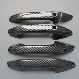 Couvercle de poignée de porte sport en fibre de carbone ziwen de couleur