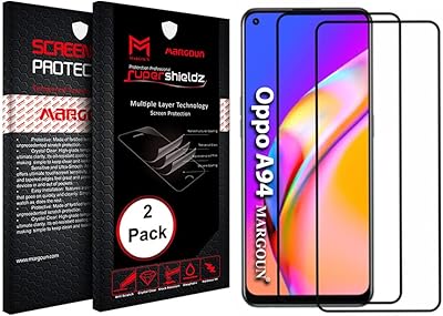 Margoun lot de 2 protecteurs d'écran pour oppo a94 64" (2021) en verre