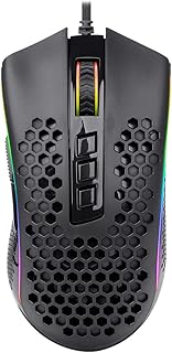 Souris de jeu rvb légère redragon m988 storm, corps léger en nid d'abeille