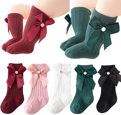 Chaussettes hautes pour bébés filles robe de danse princesse pour nouveau-né chaussettes tube