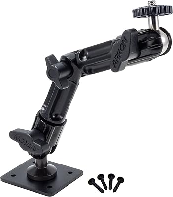Support de caméra arcon cmphd006 pour caméras vidéo ctv pov noir