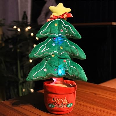 Un arbre jouet parlant et dansant d'ellipis, un arbre en peluche qui répète