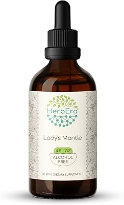 Teinture d'extrait de plantes sans alcool lady mantle b120 gouttes liquides