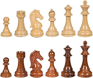 Pièces d'échecs extra lourdes en polymère à haute teneur en polymère avec reines