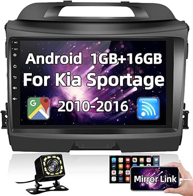 Pour kia sportage 2010-2016, radio stéréo de voiture à écran tactile android 9