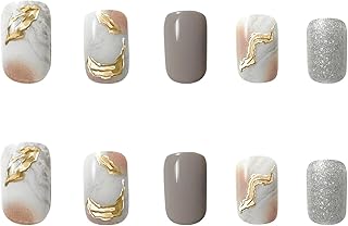 Faux ongles amovibles aura pour femmes et filles, 30 pièces (twilight)