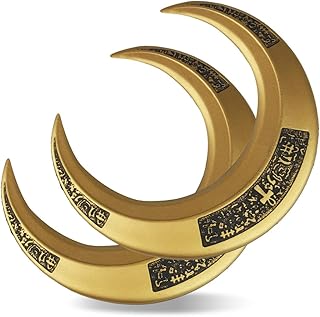 2 pièces/ensemble moive moon crescent fléchettes arme pu cuir faux super-héros faire semblant