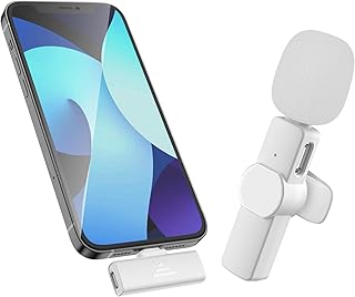 Microphone sans fil pour iphone ipad, ios13+, microphone candy de qualité pré-professionnelle