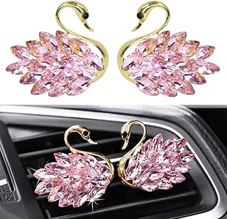 Clip de climatiseur de voiture en diamant 2 pièces clip décoration de ventilation