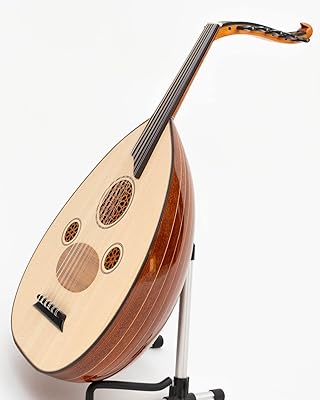 Oud turc fait main en bois d'acajou - instrument de musique oriental
