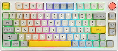 Clavier de jeu mécanique filaire epomaker th80 pro 75 % avec commutation rapide