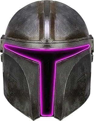 Casque mandalorien cavili, casque mandalorien mando, chaîne noire éclairant le costume de cosplay d'halloween pour hommes adultes. Des économies garanties sur chaque commande avec Diaytar