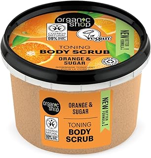 Exfoliant corporel à l'orange des seychelles de organic shop, 250 ml. Profitez des meilleurs deals du Sénégal sur Diaytar