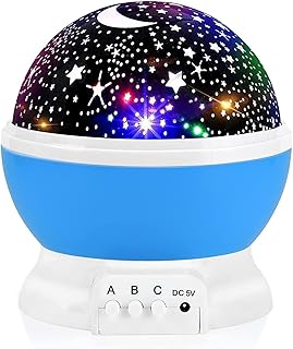 Veilleuse one click and jet pour enfants veilleuse étoile projecteur de lune