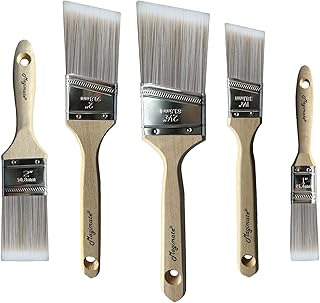 Ensemble de pinceaux en bois magimat pour finition et découpage des murs