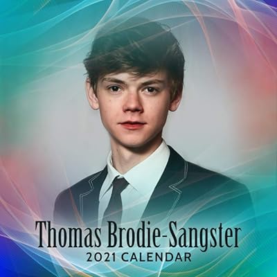 Calendrier 2021 thomas brodie-sangster : calendrier 2021 - 8,5\" x 8".5,calendrier mensuel 2021