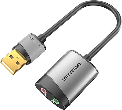 Carte son externe version usb vers prise audio 3,5 mm, adaptateur casque