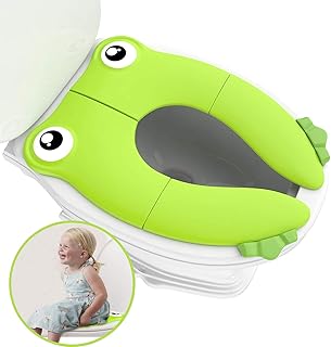 Housse de siège de toilette pour enfants, grands coussinets en silicone antidérapants portables