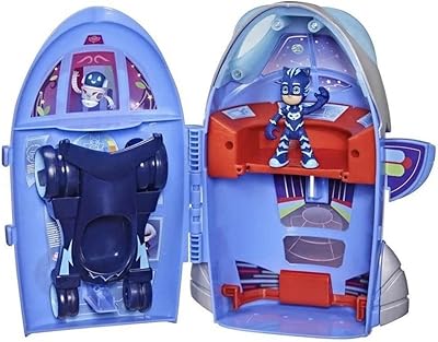 Ensemble de jeu 2-en-1 pj masks hk, cockpit et fusée pour enfants d'âge