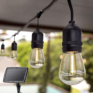 Bande lumineuse solaire à led de 23 pieds avec port usb 4 modes